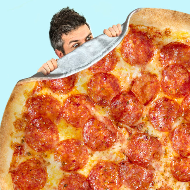 Pepperoni Pizza Blanket